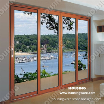 Aluminum Sliding Door with Tempered Glass